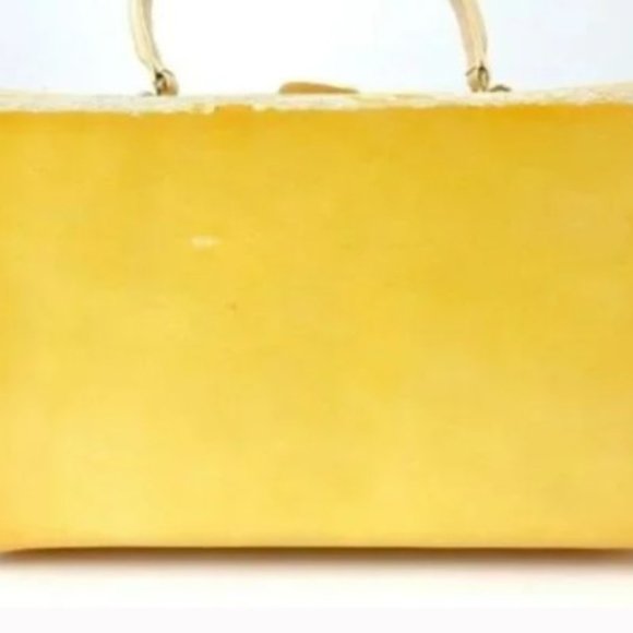 Fendi business type bag very rare suitcase yellow - Picture 4 of 6